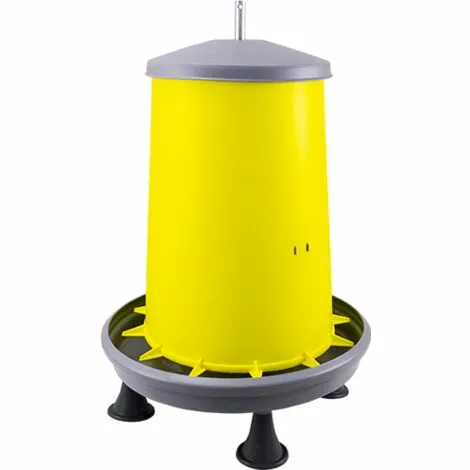 CHEMIN DES POULAILLERS Mangeoire À Trémie Poule Tige Métal Et Pieds 15kg - River Systems 1 CHEMIN DES POULAILLERS Mangeoire À Trémie Poule Tige Métal Et Pieds 15kg - River Systems