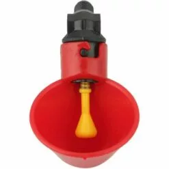 MINKUROW BCC 10 PCS Automatique Eau De La Volaille Gobelets Abreuvoir Abreuvoir Pour Bétail Poulet Distributeur De Poule De Poules Rouge En Arrière-Plan En Plastique Rouge Flock Canard Oiseau Nourrisseur D'eau -Poulailler et élevage de la basse-cour Soldes Magasin 63693747 3