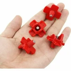 ROSIER 10 Pièces Buveurs D'Eau De Poulet En Plastique Et Acier Inoxydable 304 Abreuvoir Automatique Pour Tétine De Poulet En Rouge 32 X 32mm Distributeur Abreuvoir Équipement Pour Poulet Oie Oiseau,—VEBTles -Poulailler et élevage de la basse-cour Soldes Magasin 63813293 3