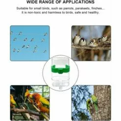 FOZIY 2 X Distributeur D'eau Pour Oiseaux Mangeoire Automatique Abreuvoir Pour Oiseaux Abreuvoir Pour Oiseaux，Fonepro -Poulailler et élevage de la basse-cour Soldes Magasin 63841774 3