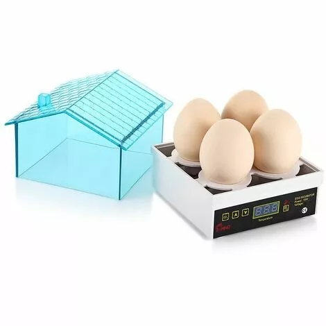 BENOBBY KIDS Incubateur 4 D'Oeufs Mini Incubateur Automatique Numérique D'Incubateur D'Oeufs Incubateur Oeufs Automatique Couveuse 4 Oeufs D'Incubation Éclosoir De Volaille Domestique Pour Poulets -Poulailler et élevage de la basse-cour Soldes Magasin 64105696 1