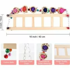 BAICCCF Accessoire Poulailler Lot De 4 Jouets De Poulet Pour Accessoires De Poulailler, Balançoire De Poulet, Xylophone, Mangeoire à Suspendre Pour Légumes, étagère à Fruits De Poulet Pour Coq De Volaille, Grand Oiseau, Perroquet, Cadeau De Divertissement. -Poulailler et élevage de la basse-cour Soldes Magasin 64107272 3