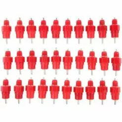 ARC-EN-CIéL 2 Pcs Eau Tetine Poulet Alimentateur Fournitures De Volaille Poule Vis Dans Le Style -Arcenciél -Poulailler et élevage de la basse-cour Soldes Magasin 64127604 5