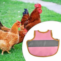 REGALI Selles De Poulet Tabliers De Volaille Avec Bandes élastiques Protecteurs De Poussins (noir) -Poulailler et élevage de la basse-cour Soldes Magasin 64143873 5