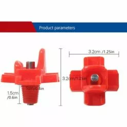 REGALOS Lot De 20 Tétines De Poulet à Montage Latéral Horizontal Pour Volaille, Tétine D'abreuvoir à L'extérieur Pour Poulet, Canard, Caille Et Autres Volailles (20) 7 REGALOS Lot De 20 Tétines De Poulet à Montage Latéral Horizontal Pour Volaille, Tétine D'abreuvoir à L'extérieur Pour Poulet, Canard, Caille Et Autres Volailles (20) -Poulailler et élevage de la basse-cour Soldes Magasin 64546173 3