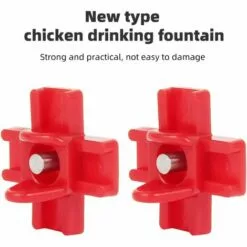 SLBRILLèRE 10 Pcs Abreuvoir Poulet, Eau Tétine Poule Alimentateur Fournitures De Volaille Automatique, Distributeur D'eau Canard à Montage Latéral Horizontal Pour Abreuvoir D'eau Propre -Poulailler et élevage de la basse-cour Soldes Magasin 64707051 3