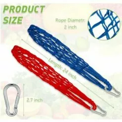 SLBRILLèRE Lot De 2 Sacs à Cordes Pour Poulet Et Légumes - Support Pour Fruits De Volaille - Mangeoire à Chou - Outil D'alimentation - Xylophone - Jouet Pour Poules Et Poules -Poulailler et élevage de la basse-cour Soldes Magasin 65032334 3