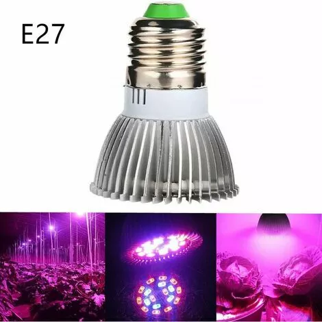 L'FLANEUR 18LEDs Lampe De Plante Intérieur Ampoule De Croissance Pour Végétation Hydroponique Ou En Serre 8W E27 ANEUR 2 L'FLANEUR 18LEDs Lampe De Plante Intérieur Ampoule De Croissance Pour Végétation Hydroponique Ou En Serre 8W E27 ANEUR – Image 2