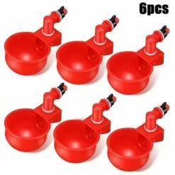 PERLE RARE Abreuvoir Automatique De Poulet, Bol, Bol D'abreuvoir De Volaille De Ferme Bol D'abreuvoir Automatique De Volaille Tasse D'abreuvoir De Poulet -Poulailler et élevage de la basse-cour Soldes Magasin 65797333 5