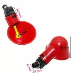 LUCKY-88 Abreuvoir Abreuvoir Semi-circulaire Automatique écrous De Montage Pour Poulet Pigeon 5 Petits Bols à Eau -Poulailler et élevage de la basse-cour Soldes Magasin 65799830 4