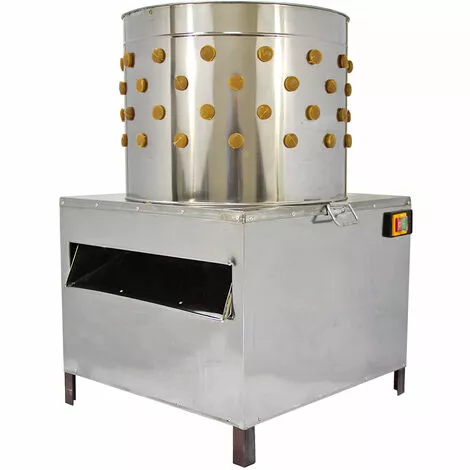 Combo Echaudoir & Plumeuse à Volaille 60cm KuKoo - Argent 2 Combo Echaudoir & Plumeuse à Volaille 60cm KuKoo - Argent – Image 2