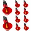 THSINDE 10PCS Coupes Buveur De Poulet Automatique - Tasses À Boire D'eau De Volaille, Buveur En Plastique Buveur, Poulet Nourrisseur Oiseau Coop Coopérative, For Poulet Poulet