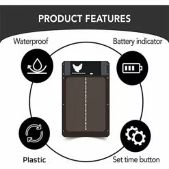 YOOUYIDA Porte De Poulailler Automatique, Avec Capteur De Lumière , Pour Un Elevage De Poulets Sécurisé De Poulailler Automatique à Induction à Pile,résistante Aux Prédateurs Facile à Installer(Plastique)