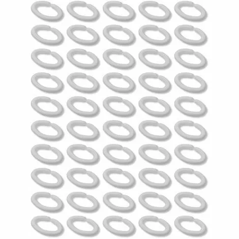 CYCLINGCOLORS 50x Anneau Anti-picage Grosse Taille 12x20mm Volaille Adulte Poule Coq Faisan Perdrix 1 CYCLINGCOLORS 50x Anneau Anti-picage Grosse Taille 12x20mm Volaille Adulte Poule Coq Faisan Perdrix