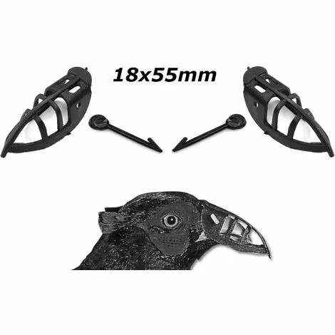 CYCLINGCOLORS 20x Couvre Bec Anti-picage 18x55mm Avec Aiguille De Fixation Coqs Faisans Oiseaux Adultes 2 CYCLINGCOLORS 20x Couvre Bec Anti-picage 18x55mm Avec Aiguille De Fixation Coqs Faisans Oiseaux Adultes – Image 2