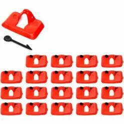 CYCLINGCOLORS 20x Lunette Anti-picage Volaille Avec Aiguille De Fixation Coqs Faisans Oiseaux Adultes