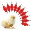 OSQI 10 Pièces Eau De Volaille Tétines à Boire Canard Poulet Poule Vis D'alimentation En Abreuvoir De Qualité Supérieure