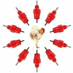 OSQI 10 Pièces Eau De Volaille Tétines à Boire Canard Poulet Poule Vis D'alimentation En Abreuvoir De Qualité Supérieure -Poulailler et élevage de la basse-cour Soldes Magasin 66402422 5