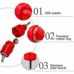 BENOBBY KIDS Poulet Canard Volaille Buveur Eau Mamelon Automatique Fontaine à Boire Bout à Bout Boule Alimentation Automatique 20 Pièces -Poulailler et élevage de la basse-cour Soldes Magasin 66718082 3