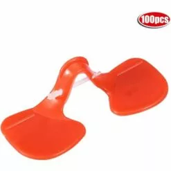 BEARSU Yeux De Poulet Lunettes Protecteur Anti-acariens Deuxième Génération Grand Masque Yeux De Poulet Poule Picorer Prévention Pour La Volaille 100pcs -Poulailler et élevage de la basse-cour Soldes Magasin 66762762 5