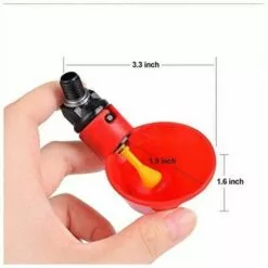 Animalerie Distributeurs D'eau Automatique Pour Poulet Canard Volaille - Automatique De L'eau Potable Tasses Bird Coop Feed Volaille Poulet Volailles Abreuvoir D'eau Potable Tasses (12 Pcs) LangRay -Poulailler et élevage de la basse-cour Soldes Magasin 66811002 5