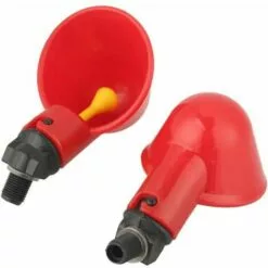 LLOVE Breuvoir De Poulet, 12 PCS Automatique Pour Poulailler Distributeurs D'eau Automatique Pour Poulet Canard Volaille Eau Potable Tasses Abreuvoir Mangeoire Pour Bétail Poule -Poulailler et élevage de la basse-cour Soldes Magasin 67461578 4