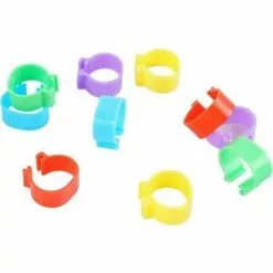 MONLY 300 Anneaux De Pied De Volaille, Petits Anneaux De Serrage De Volaille, Bandes De Volaille Pour Marquer Les Oiseaux, Perroquets, Pigeons, Cailles, Poussins (Jaune/bleu/blanc/violet/rouge/vert)，Fonepro -Poulailler et élevage de la basse-cour Soldes Magasin 67668130 3