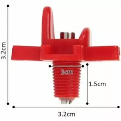 YIENJAOY AGILITY 12pcs Abreuvoir Poulet, Eau Tétine Poule Alimentateur Fournitures De Volaille Automatique, Distributeur D'eau Canard à Montage Latéral Horizontal Pour Abreuvoir D'eau Propre -Poulailler et élevage de la basse-cour Soldes Magasin 67902762 4