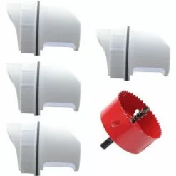 OYLDA Kit D'alimentation Par Gravité Pour Poulets, Résistant à La Pluie Et Au Vent