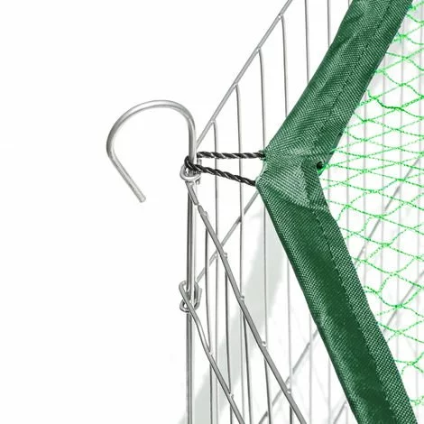 TECTAKE Parc D'Extèrieur Grillag? ? Lapins Et Petits Rongeurs + 1 Filet De Protection 204 Cm ? Vert - Vert 2 TECTAKE Parc D'Extèrieur Grillag? ? Lapins Et Petits Rongeurs + 1 Filet De Protection 204 Cm ? Vert - Vert – Image 2