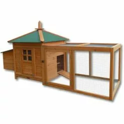 WILTEC Abri Pour Rongeurs Clapier Poulailler Petits Animaux Espace Libre